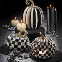 Beaded Stripe Pumpkin - Medium