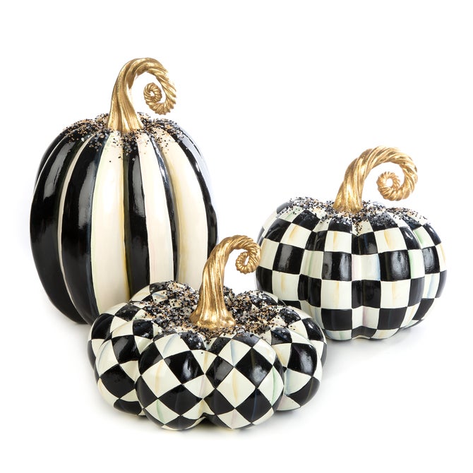 Beaded Stripe Pumpkin - Medium image number 2
