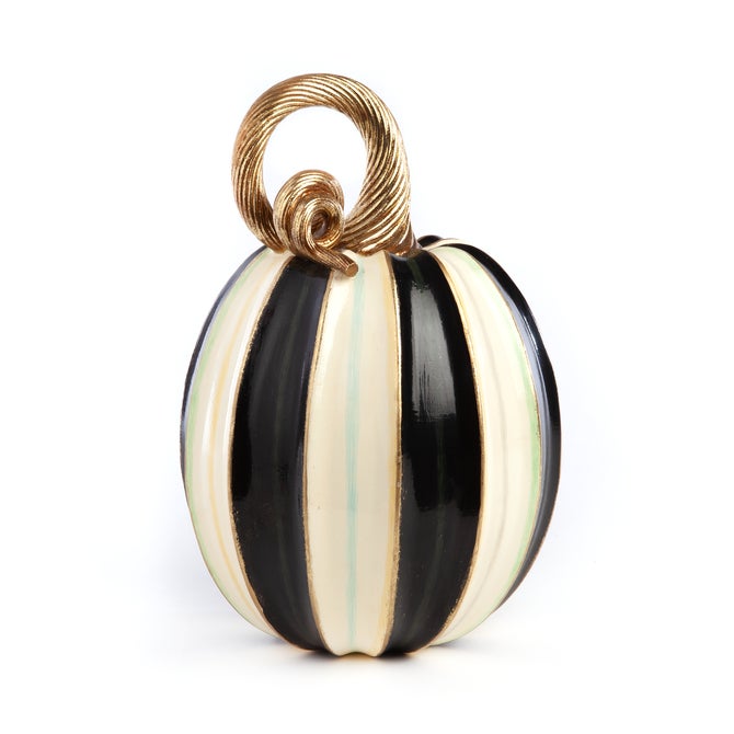 Elegant Stripe Tall Pumpkin image number 0