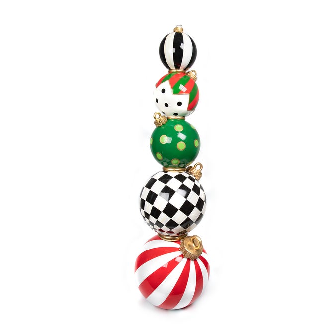Jolly Stacked Ornaments Trophy image number 0