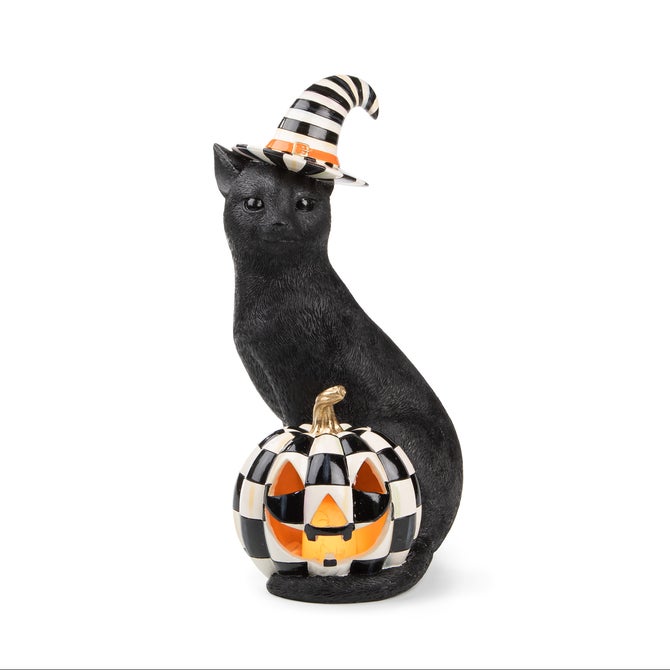 Illuminated Happy Jack Cat image number 0