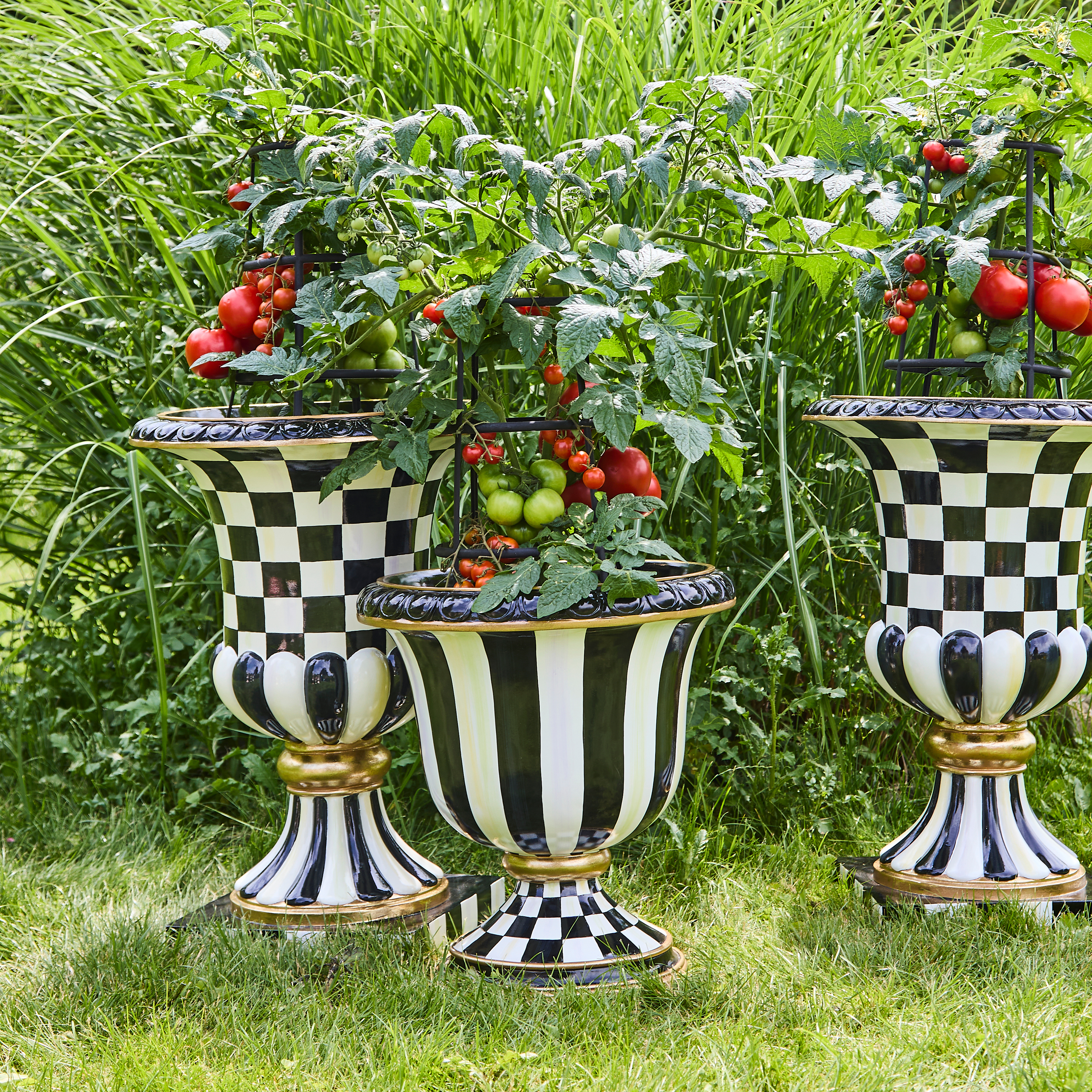 MacKenzie-Childs Courtly Stripe Urn