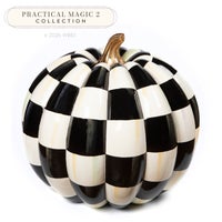 Courtly Check Outdoor Pumpkin