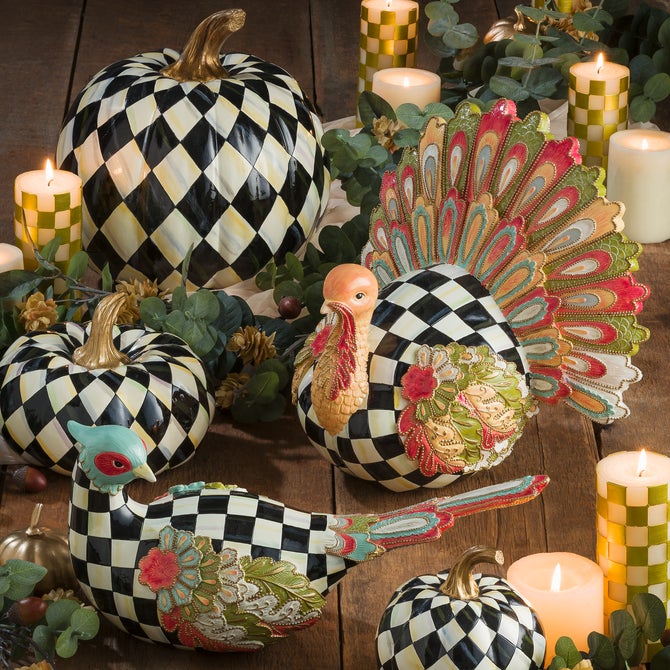Courtly Harlequin Medium Pumpkin image number 7
