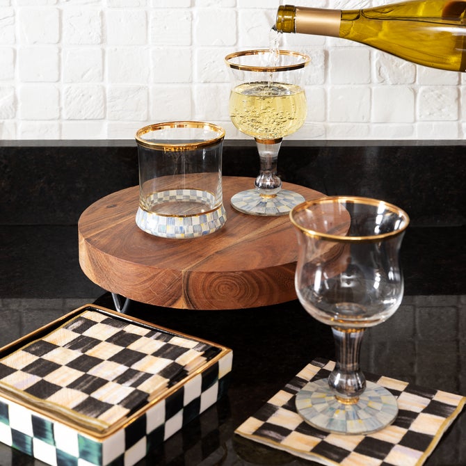 Courtly Check Cocktail Napkin Holder image number 1