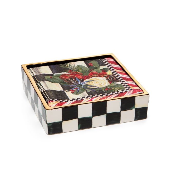Courtly Check Cocktail Napkin Holder image number 3