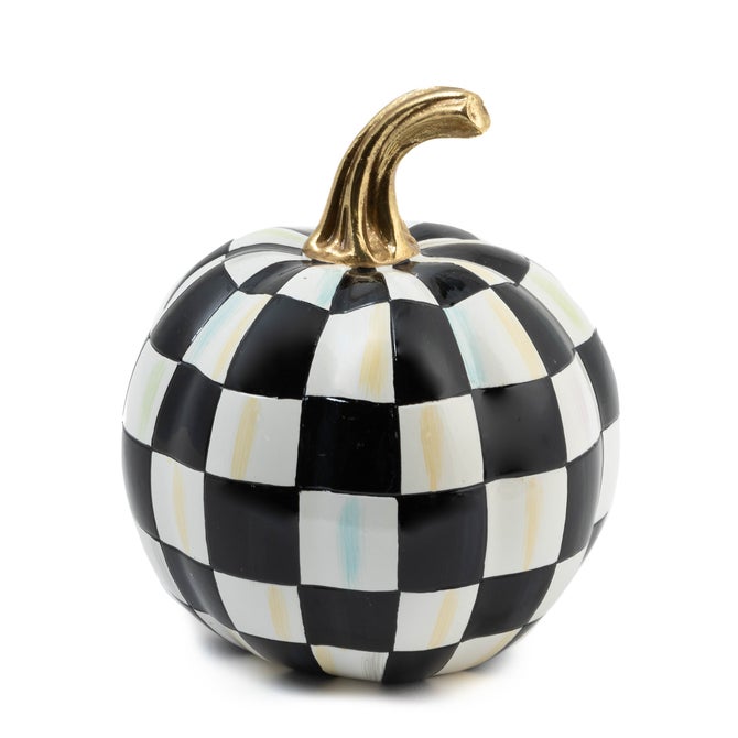 Courtly Check Glossy Mini Pumpkin image number 1