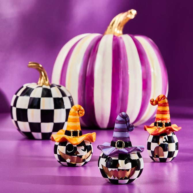 Courtly Check Glossy Mini Pumpkin image number 10