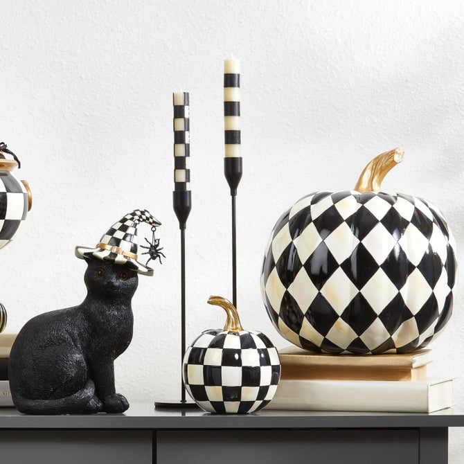 Courtly Check Glossy Mini Pumpkin image number 12