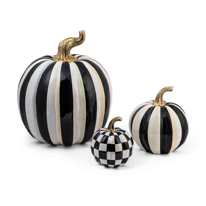 Courtly Check Glossy Mini Pumpkin image number 3