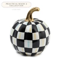 Courtly Check Glossy Mini Pumpkin