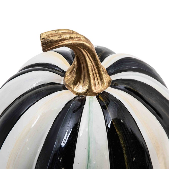 Courtly Stripe Glossy Small Pumpkin image number 2