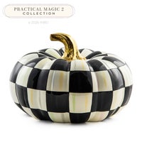 Courtly Check Squashed Glossy Medium Pumpkin