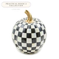 Courtly Check Glossy Small Pumpkin