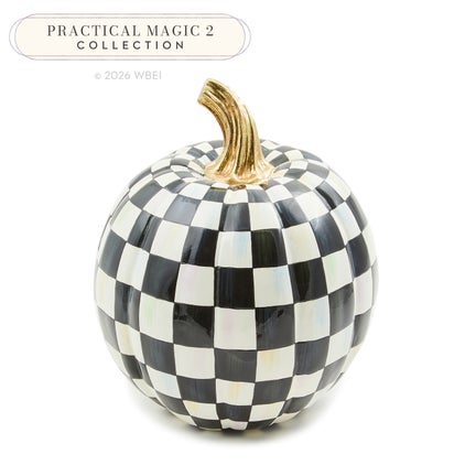 Courtly Check Glossy Small Pumpkin