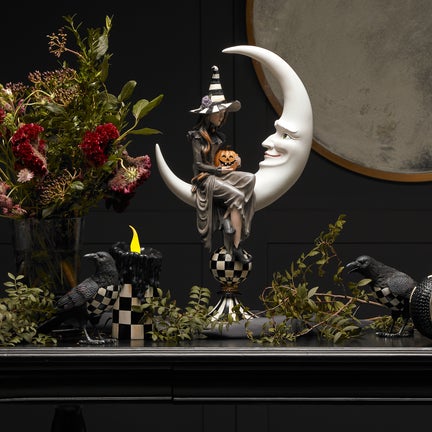 Spellbound Witch & Moon Figure