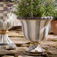 Sterling Stripe Urn