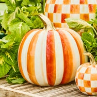 Orange Stripe Medium Pumpkin
