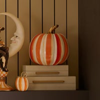 Orange Stripe Medium Pumpkin