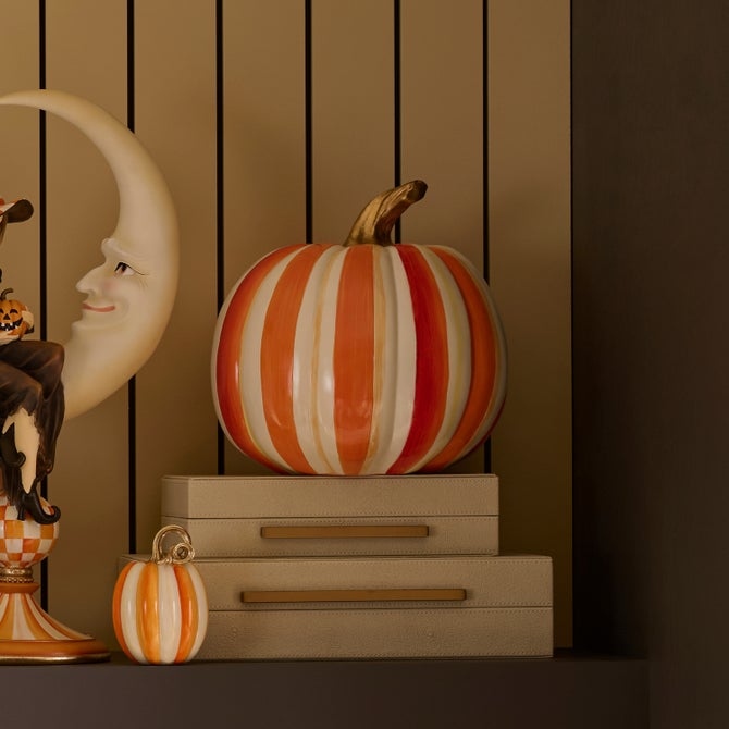 Orange Stripe Medium Pumpkin image number 9