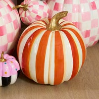 Orange Stripe Medium Pumpkin