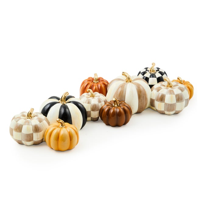 Autumnology Check & Stripe Pumpkin Cluster image number 2