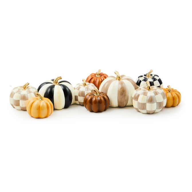 Autumnology Check & Stripe Pumpkin Cluster image number 0