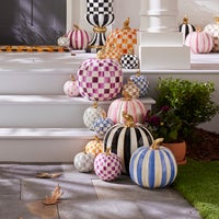 Bubblegum Pink Stripe Medium Pumpkin