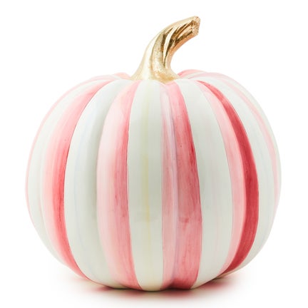 Bubblegum Pink Stripe Medium Pumpkin
