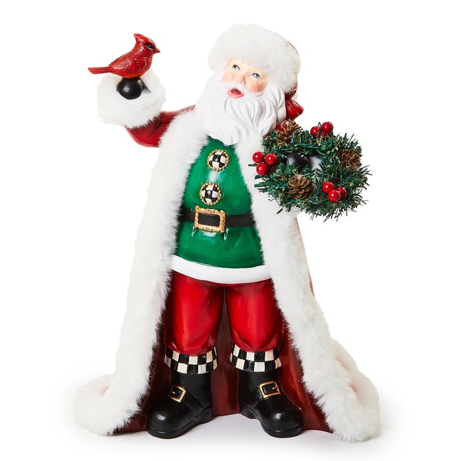 Cozy Christmas Santa with Cardinal image number 0