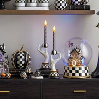 Haunted House Spooky Hand Candle Holders, Set of 2