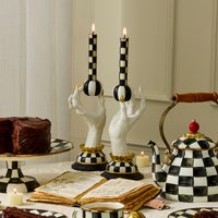 Haunted House Spooky Hand Candle Holders, Set of 2