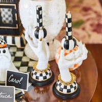 Haunted House Spooky Hand Candle Holders, Set of 2