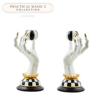 Haunted House Spooky Hand Candle Holders, Set of 2