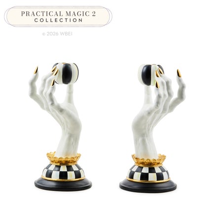 Haunted House Spooky Hand Candle Holders, Set of 2