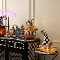 Trick or Treat Illuminated Witch Figurine