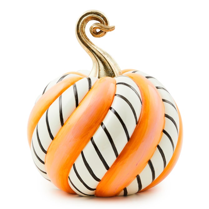 Trick or Treat Candy Swirl Medium Pumpkin image number 0