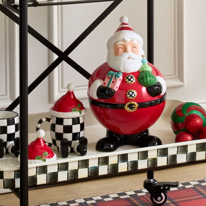 Santa Cookie Jar & Lidded Mug Set image number 1