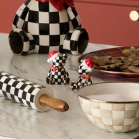 Courtly Santa Bear Salt & Pepper Set