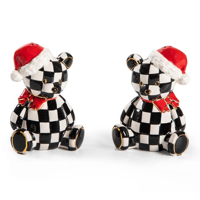 Courtly Santa Bear Salt & Pepper Set image number 0