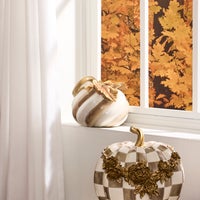 Mocha Swirl Twisted Stem Pumpkin