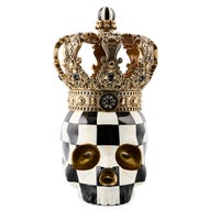 Courtly Check Crowned Skull