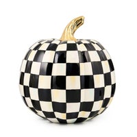 Courtly Check Glossy Medium Pumpkin