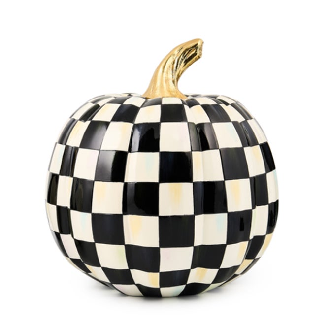 Courtly Check Glossy Medium Pumpkin image number 1