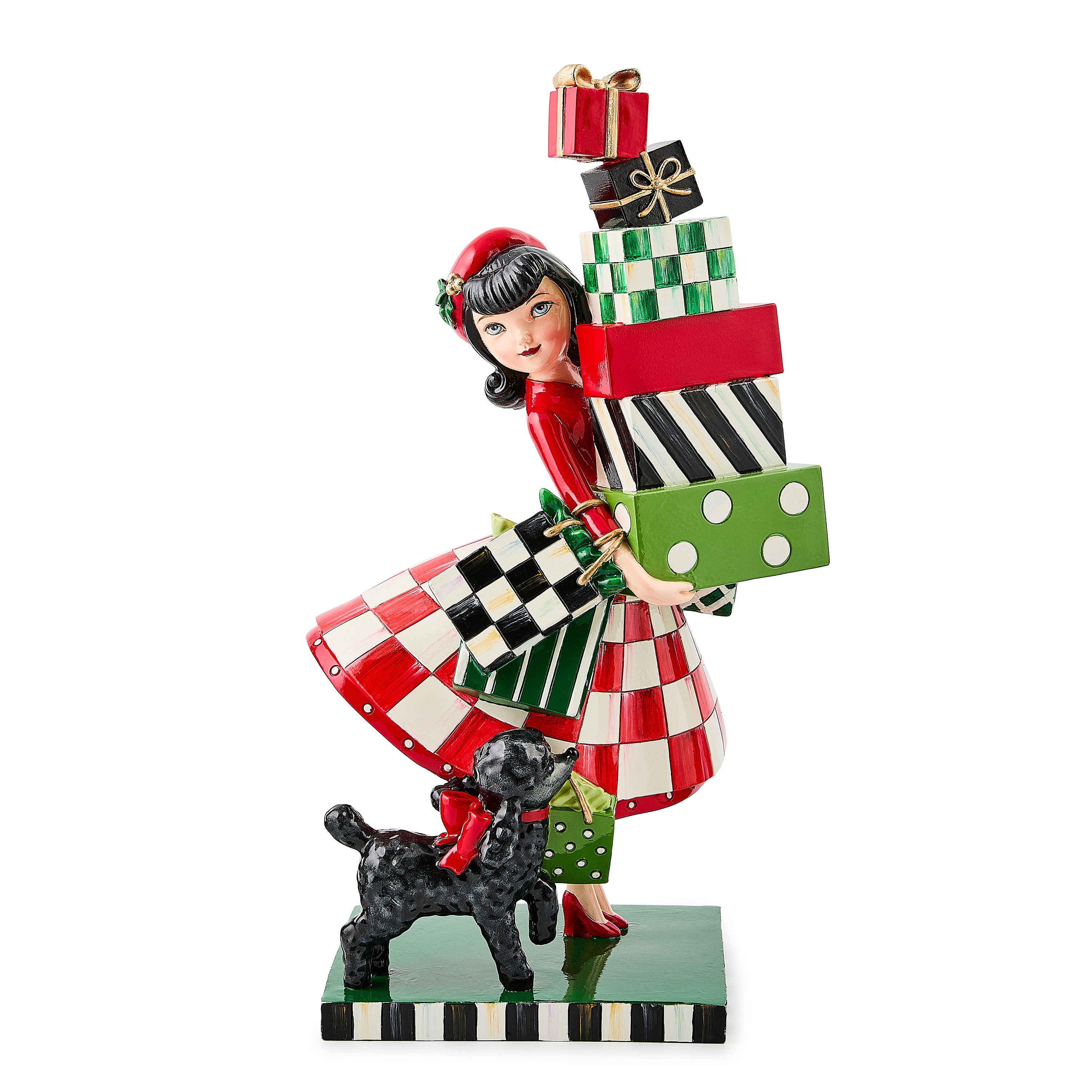 MacKenzie-Childs | Check It Out Shopper Figurine