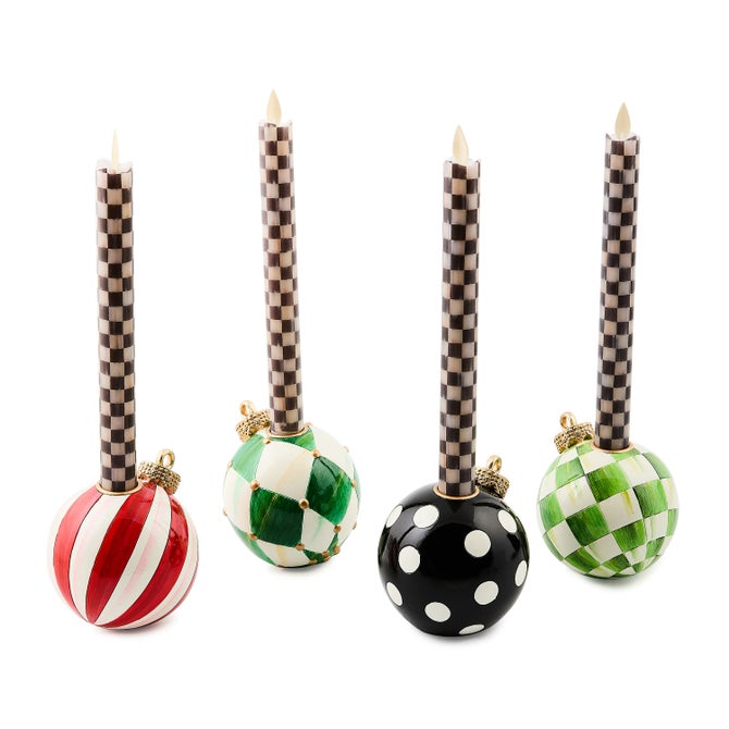 Check It Out Ornament Candle Holders, Set of 4 image number 1