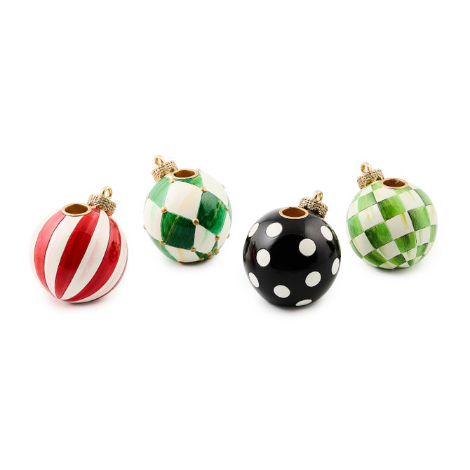 Check It Out Ornament Candle Holders, Set of 4 image number 0