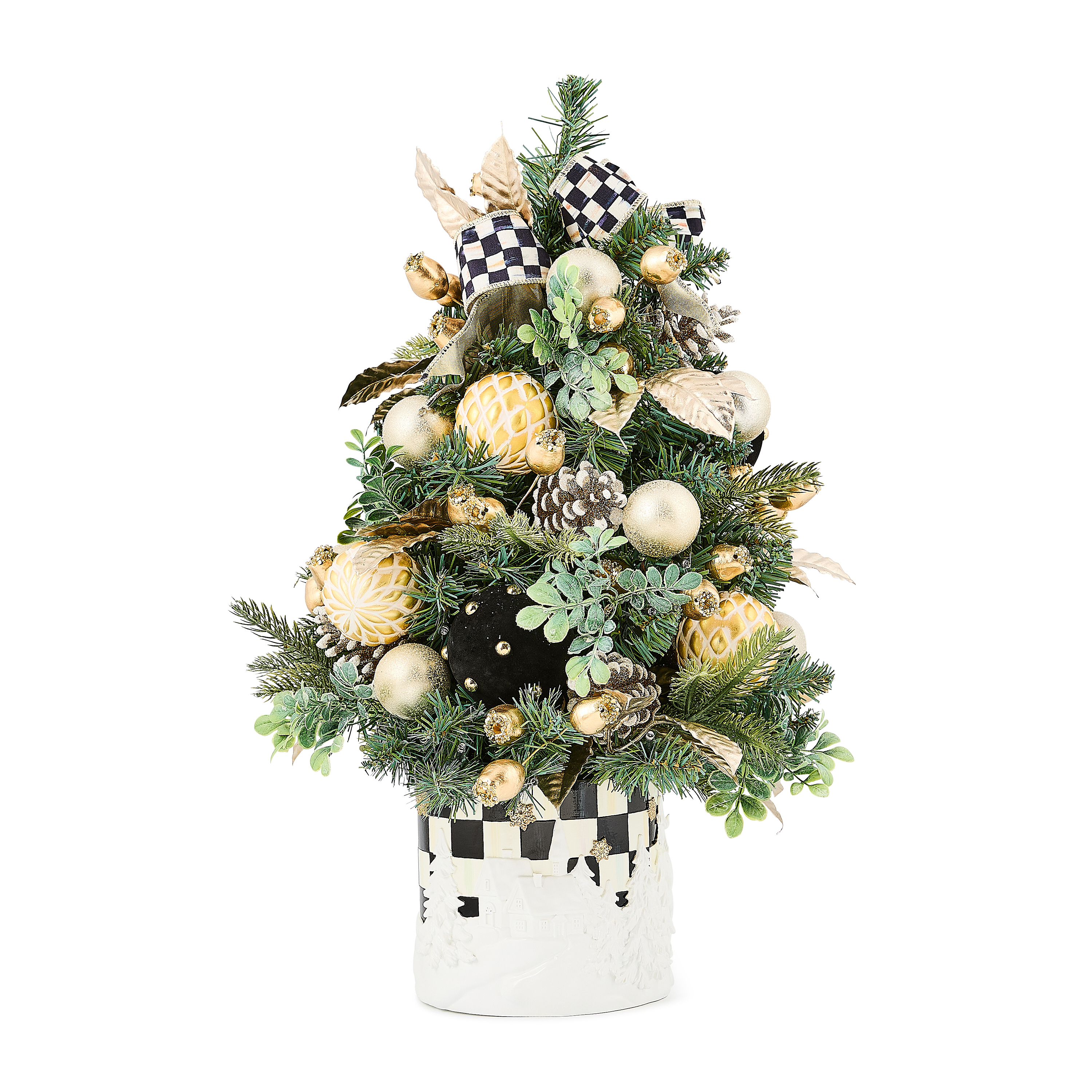 MacKenzie-Childs | Courtly Noel Illuminated Tabletop Tree