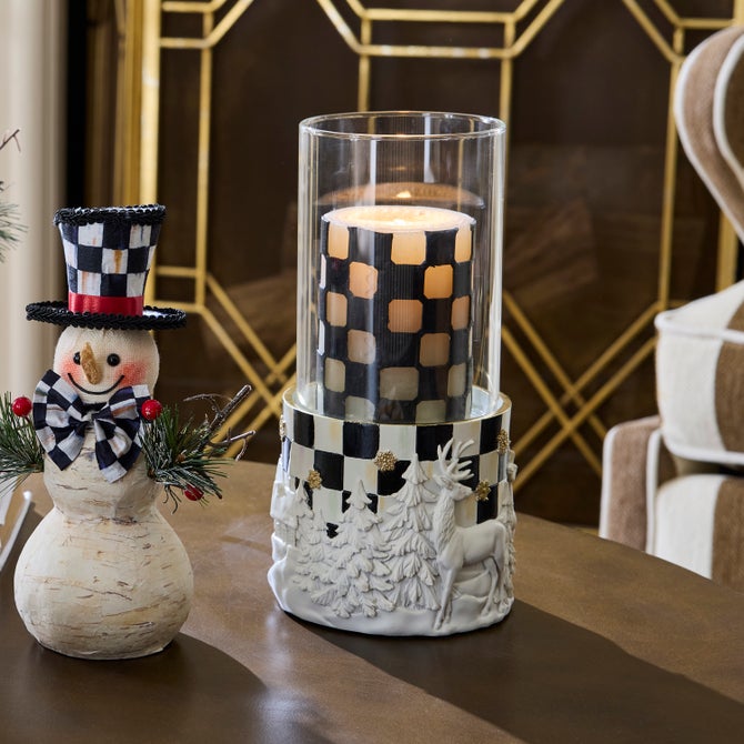 Courtly Noel Pillar Candle Holder image number 1