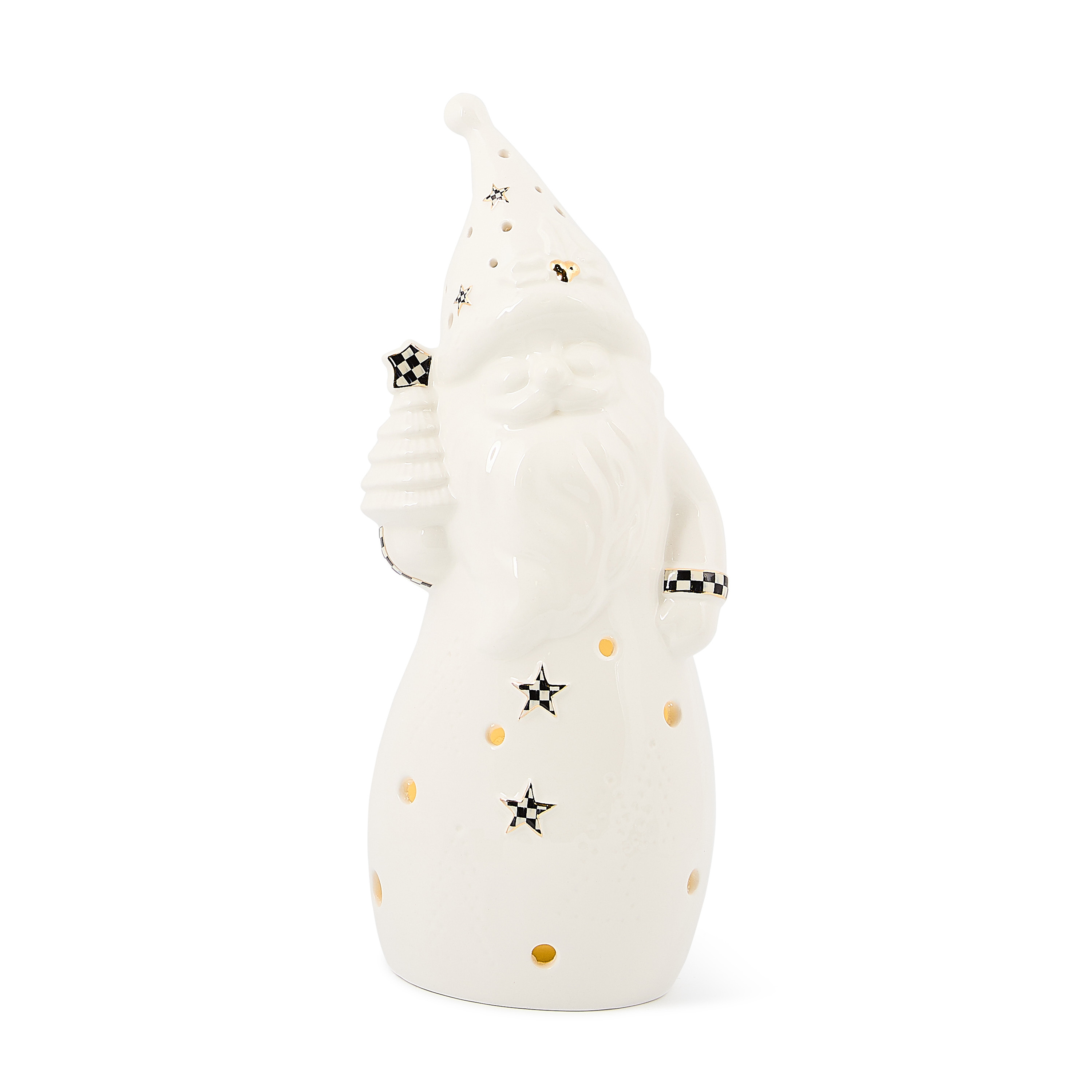 MacKenzie-Childs | Courtly Noel Illuminated Santa